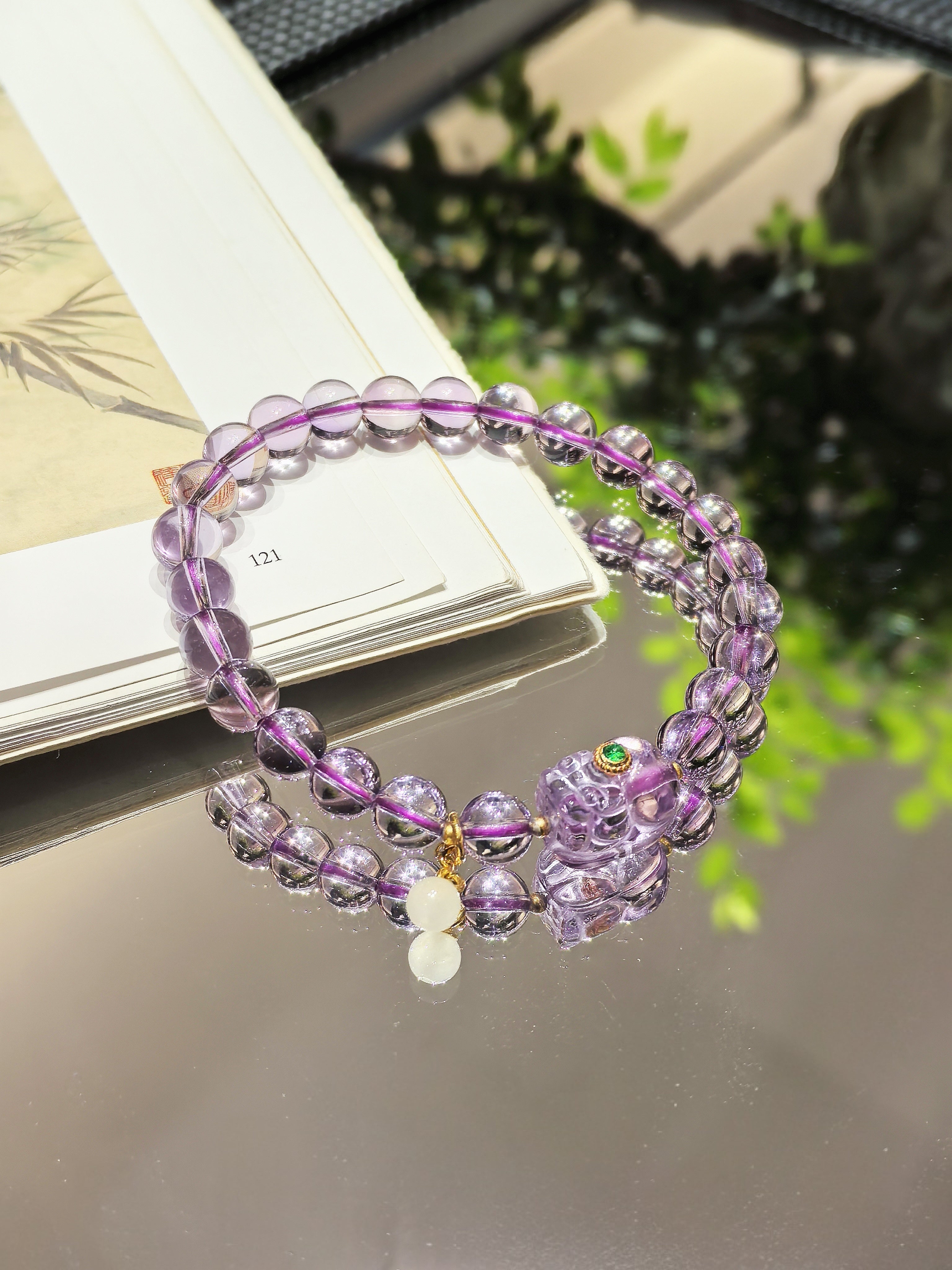 Amethyst Pixiu Bracelet