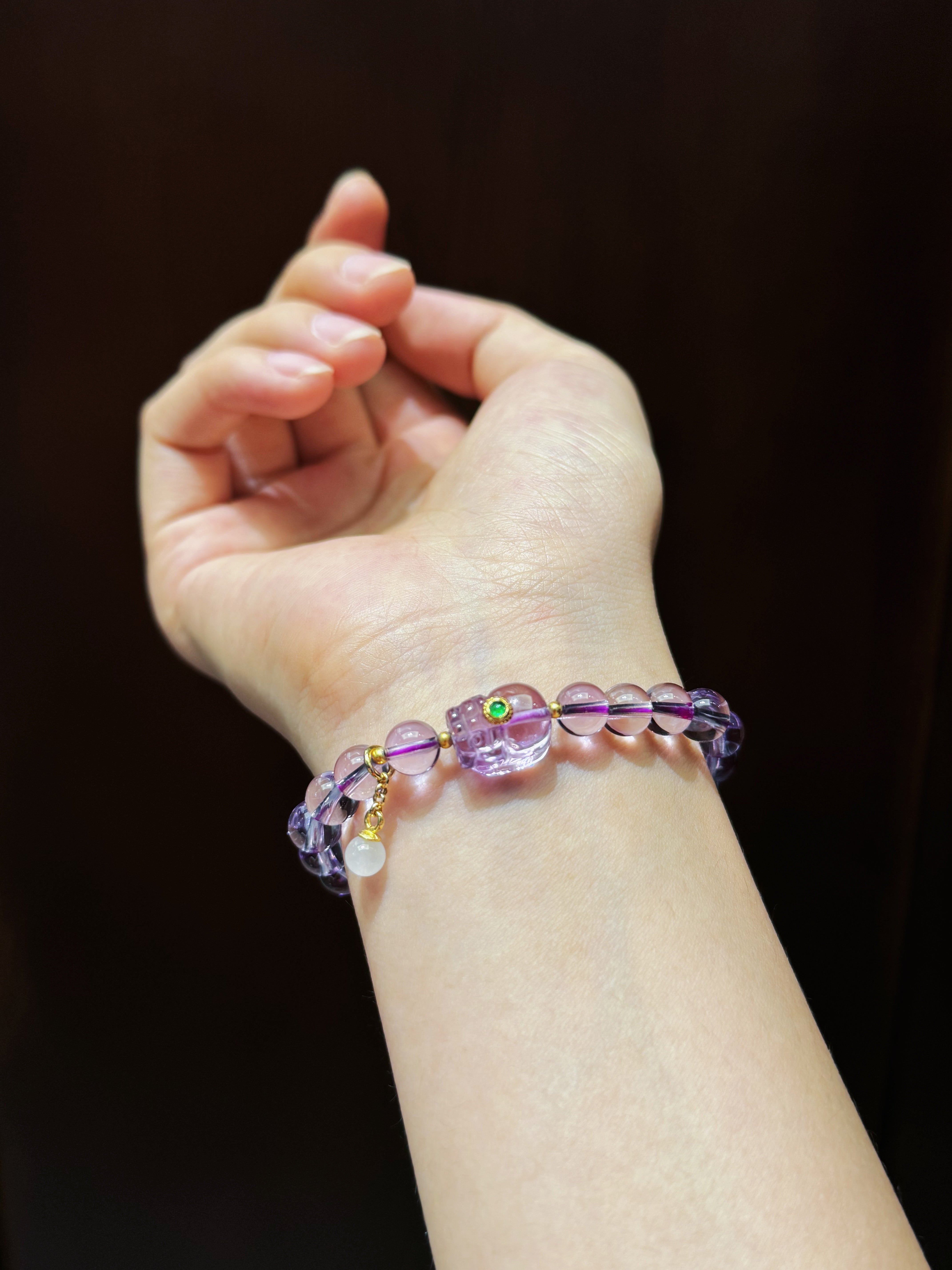 Amethyst Pixiu Bracelet