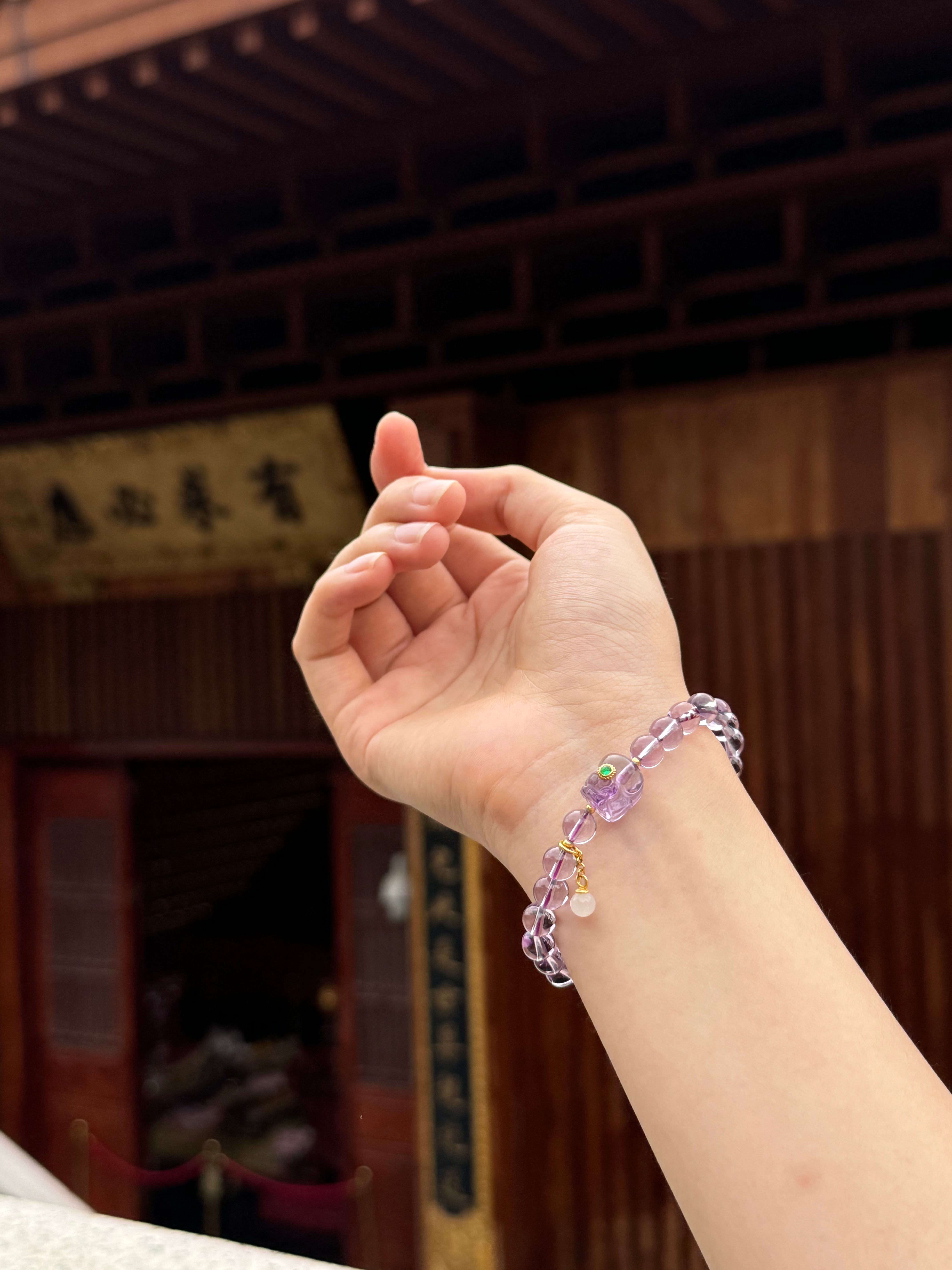 Amethyst Pixiu Bracelet