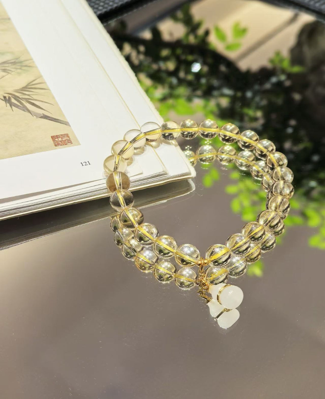 Citrine Gourd Bracelet