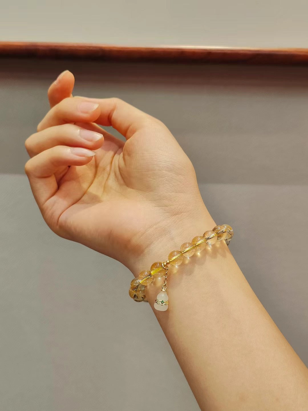 Citrine Gourd Bracelet