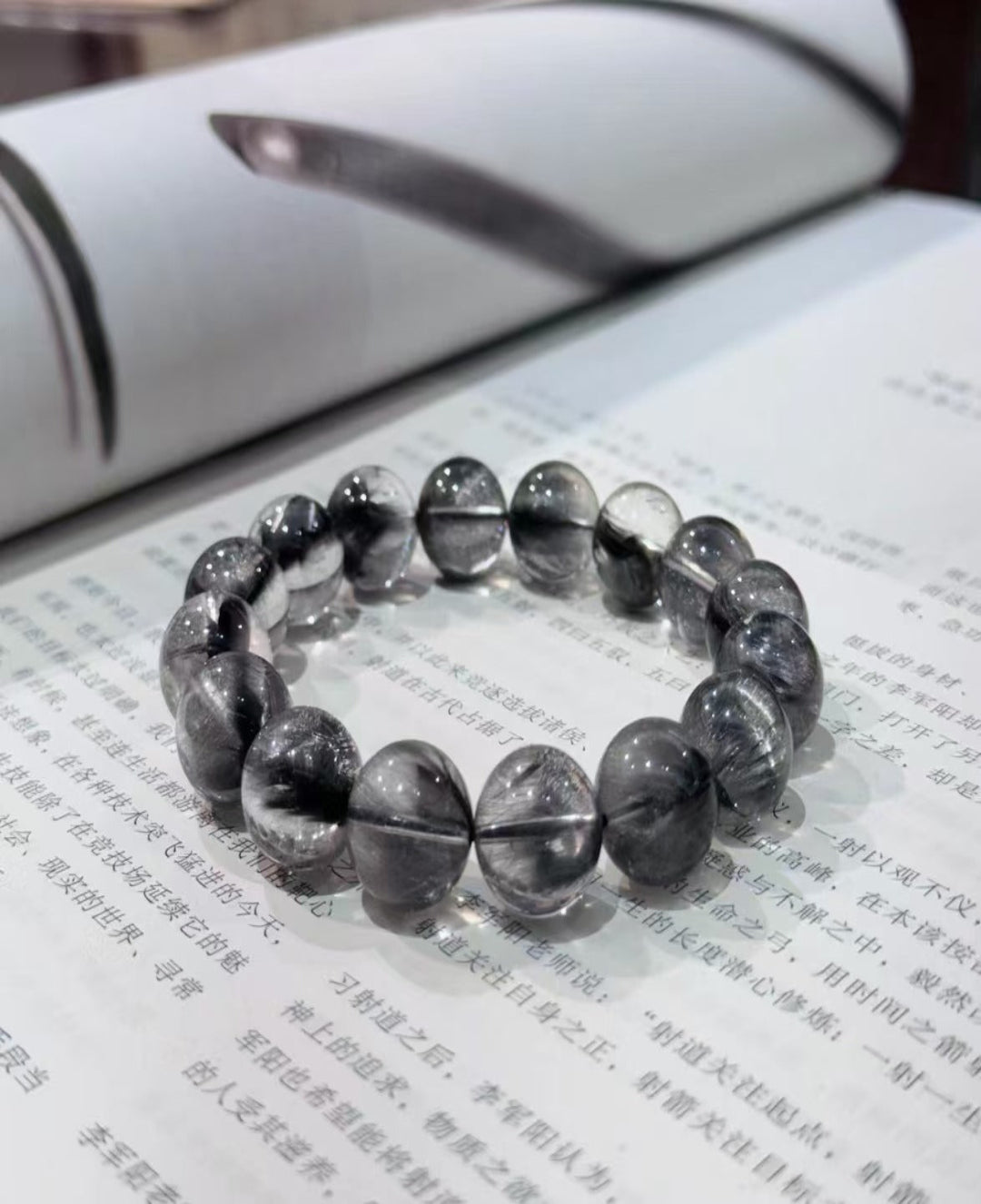 silver titanium bracelet