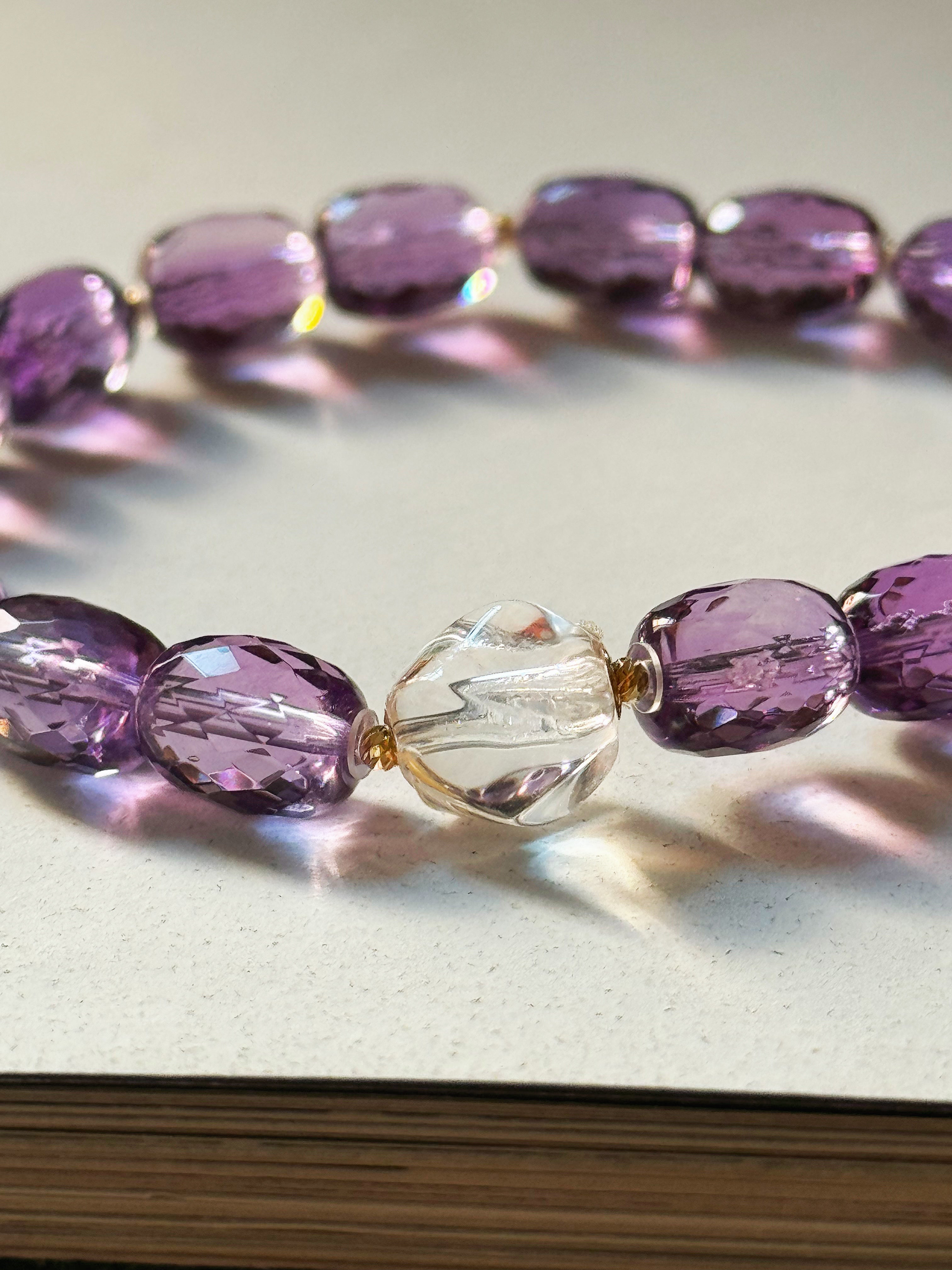 18k amethyst bracelet