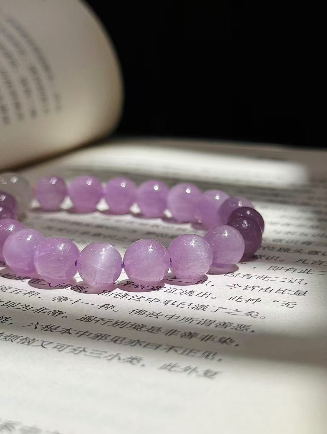 18k purple kunzite bracelet