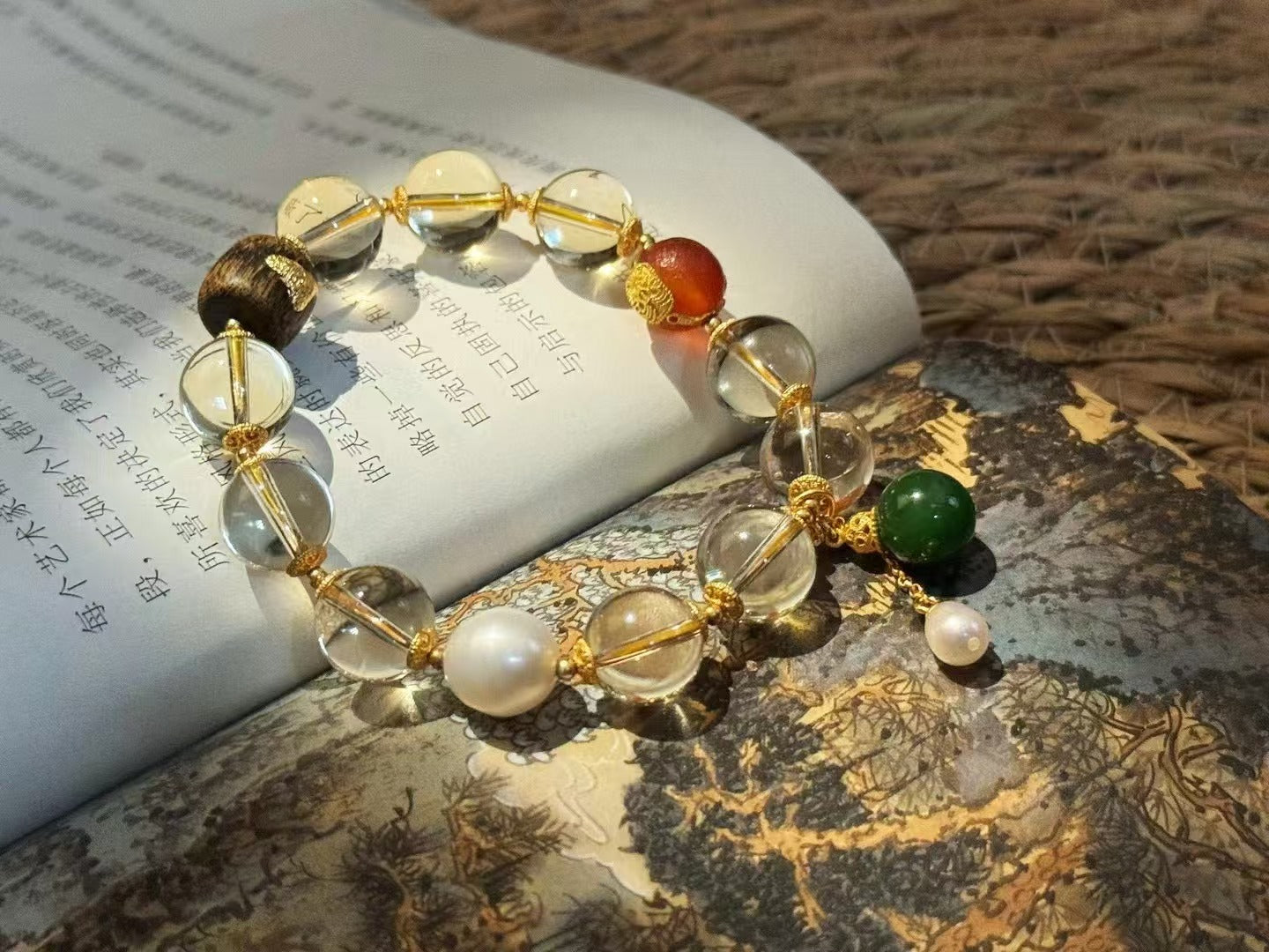 Multi-element citrine bracelet