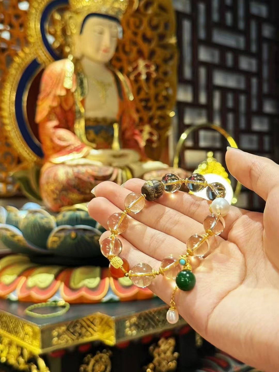 Multi-element citrine bracelet